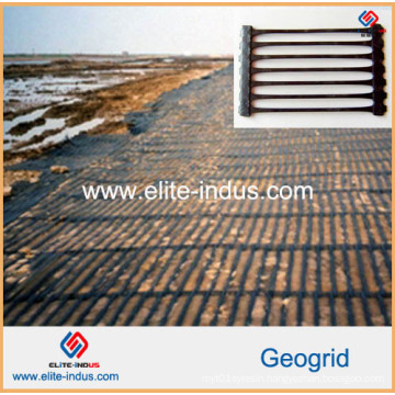 Plastic PP Polypropylene Uniaxial Ux-Oriented Geogrid